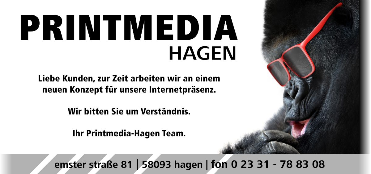 Printmedia-Hagen - Hier entsteht in kürze eine neue Webseite.